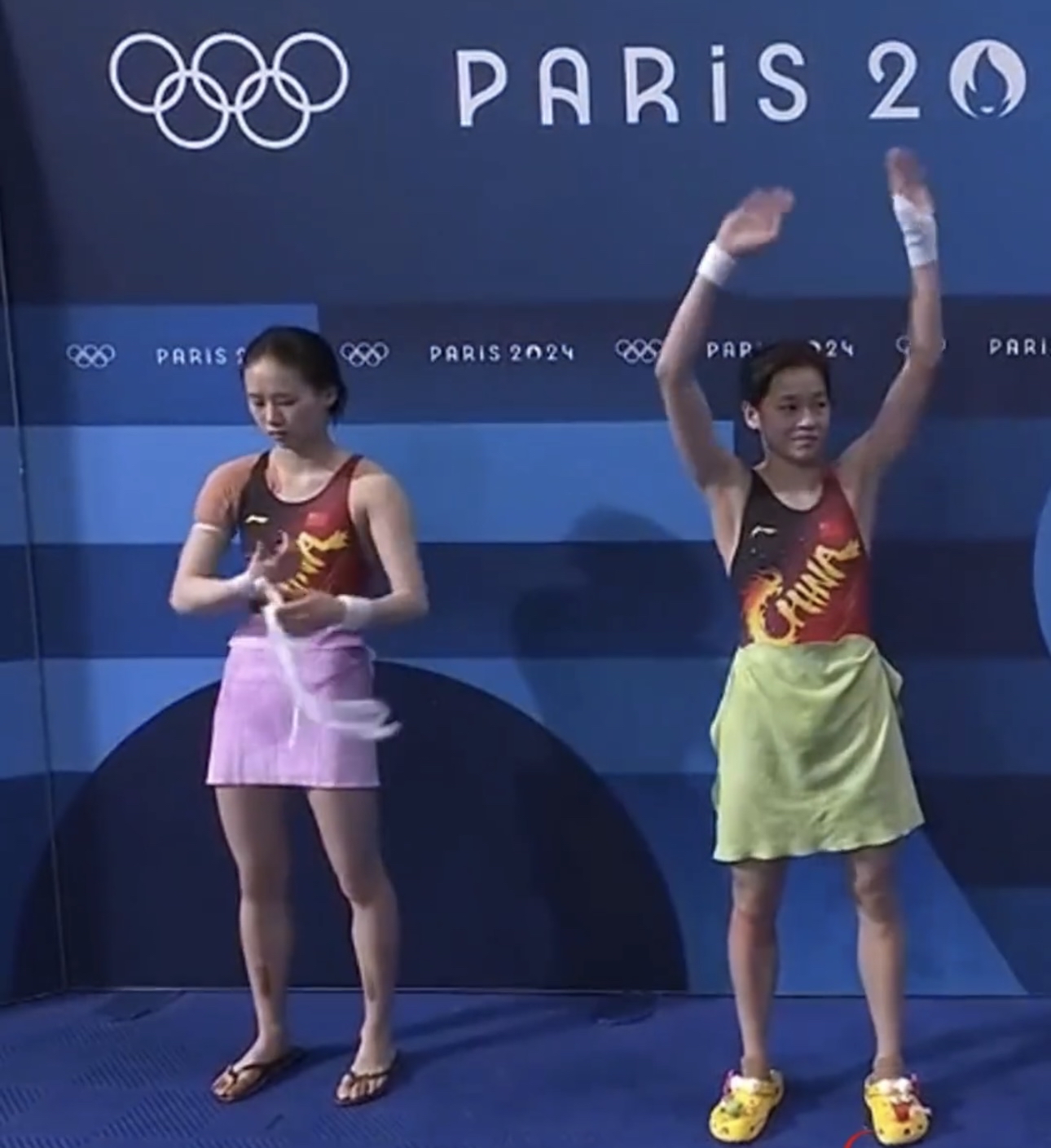 运动员出色表现，无愧金牌之后