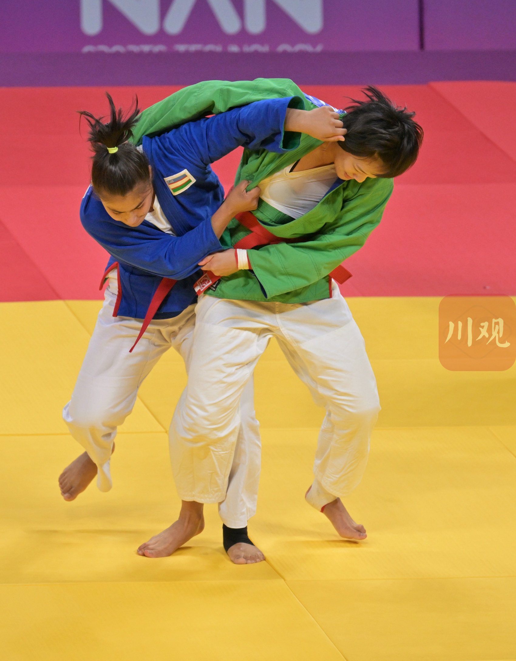 柔道女子63公斤级决赛选手技压群雄