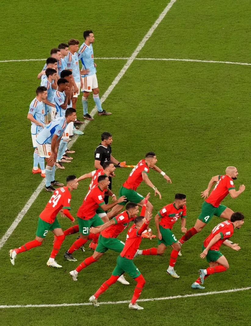 西班牙队进入了下一轮淘汰赛